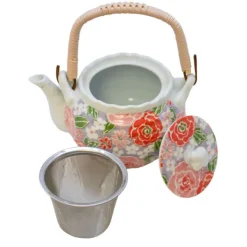 TeaSource Teapots<Pink Bouquet Teapot (Dobin)
